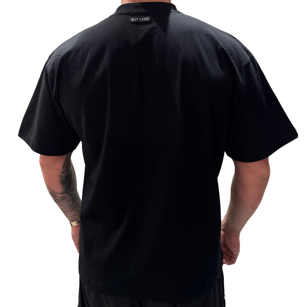 THE QUIET TAKEOVER, MASTERY IN SILENCE - Oversized Heavyweight Highneck T-Shirt