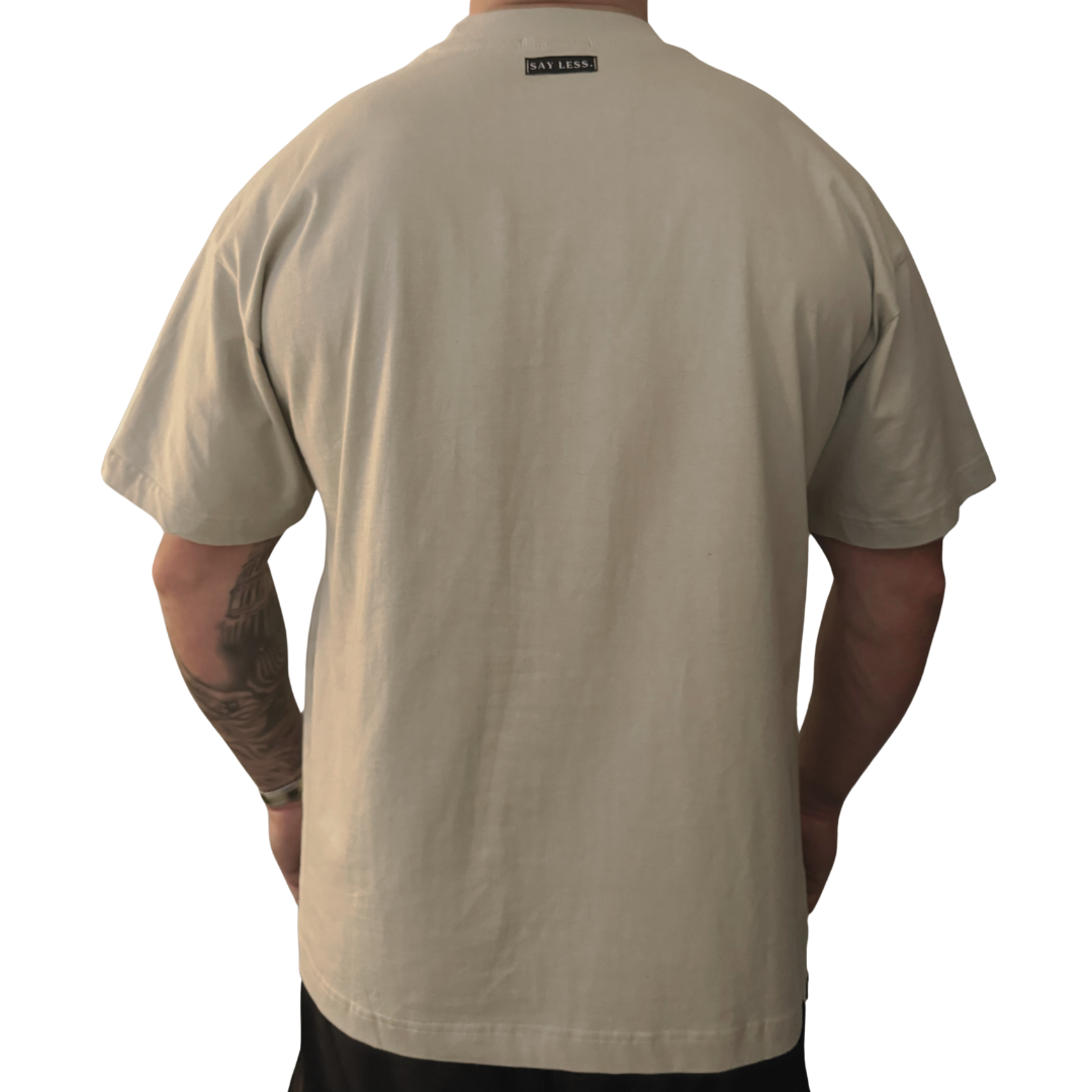 THE QUIET TAKEOVER, MASTERY IN SILENCE - Oversized Heavyweight Highneck T-Shirt
